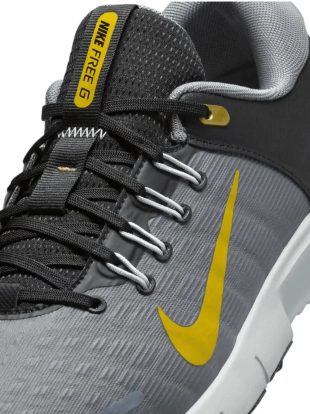 Nike Free Golf NN Wide Size 9 Mens Golf Shoes Black Grey Gold FQ7875-003 NEWNike